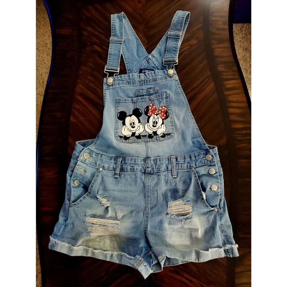 HAND PAINTED JUNIORS BLUE SPICE OVERALLS